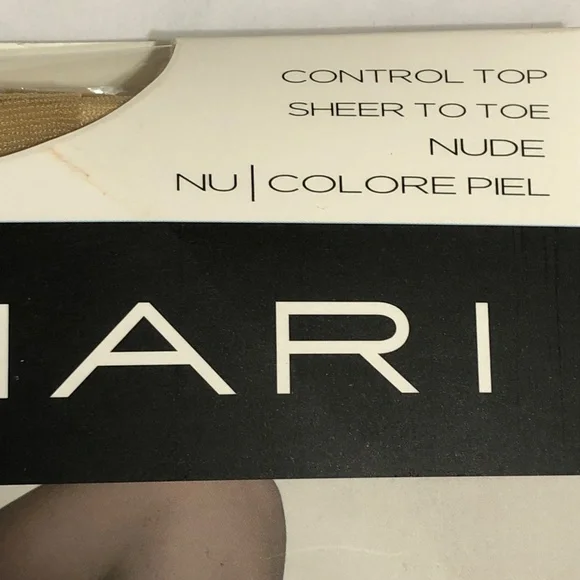T. Tahari Sheer Control Top Pantyhose - Nude M/L - Picture 2 of 7